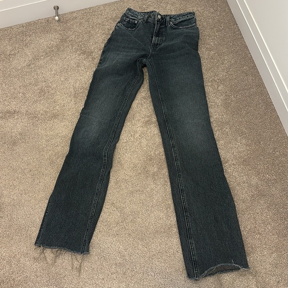 GRLFRND Harlow Highrise bootcut Women's loose Slit hem Jeans - Picture 5 of 17